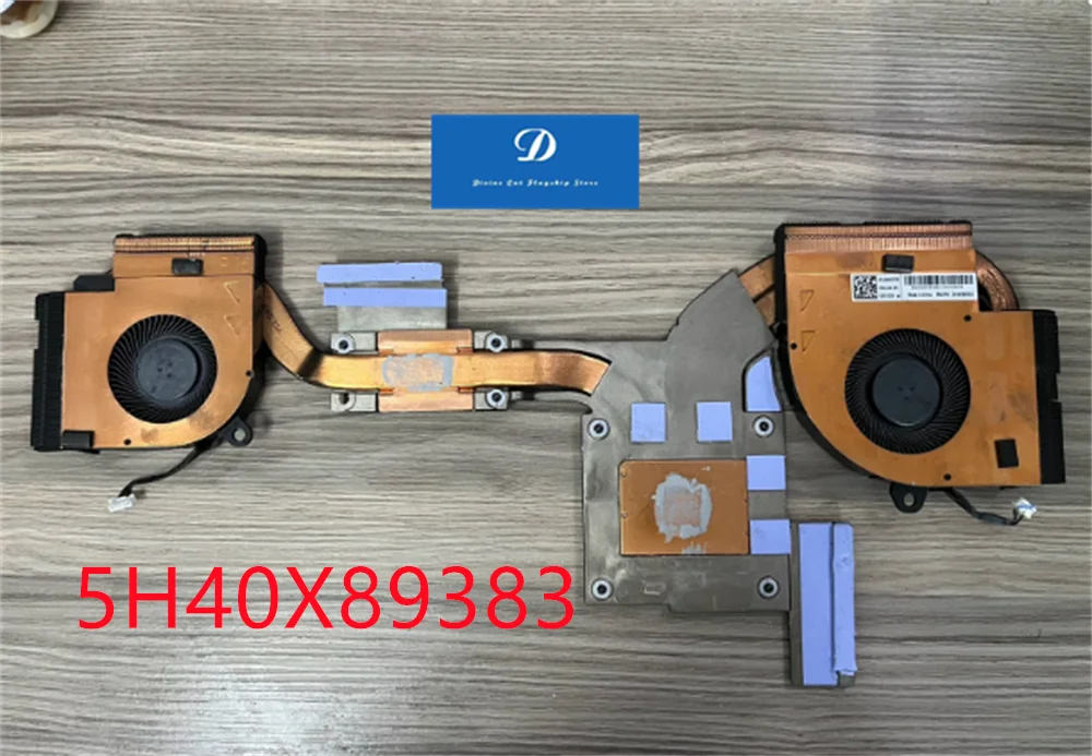 Original FOR Lenovo Thinkpad P15 P17 T15G Gen1 5H40X89383 5H40X89384 Disassembled Heat Sink Module