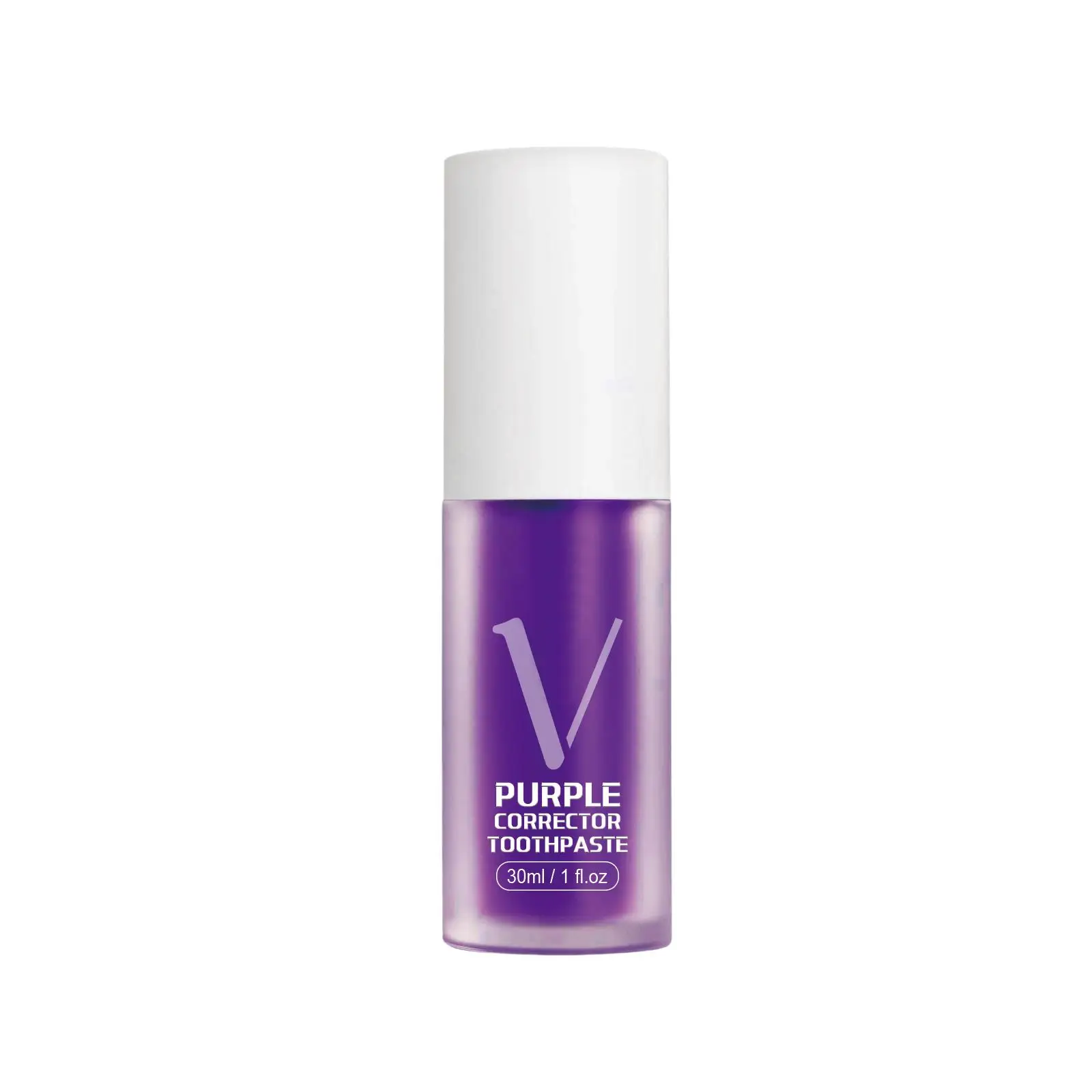 Powerful Whitening Toothpaste for Teeth 30ml Purple Cleaning Paste Professional Dental Gel for Yellow Stains Removal