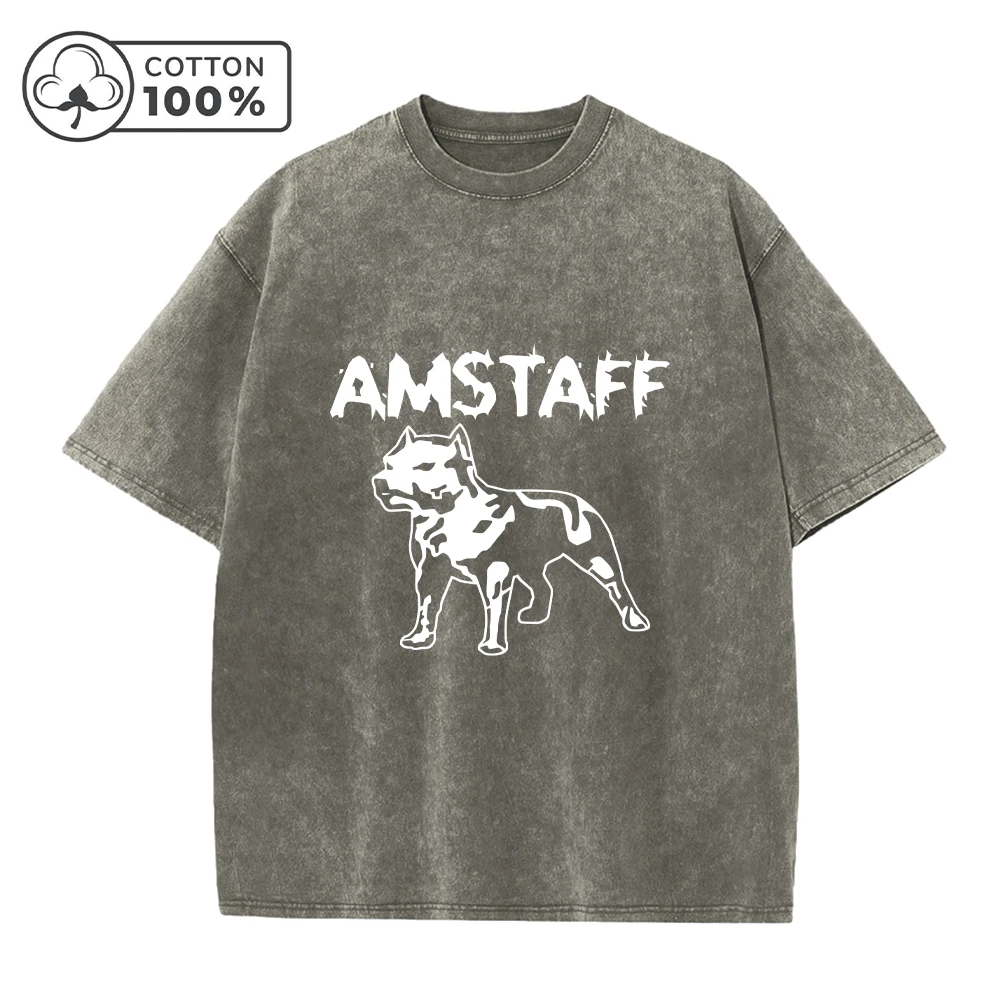 Men’s Vintage Washed T-Shirt Playful Line Art Puppy Print Cotton Short Sleeves For Casual Daily Street Style And Commute Wear