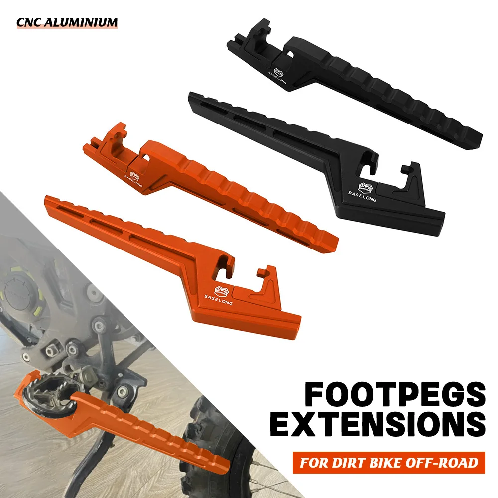 For 450 SMR Passenger Foot Peg Extensions Extended Footpegs Street Modle Accessories For Gas Gas EC250 EC300 EC250F EC350F