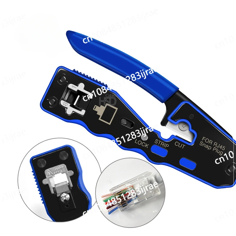 Pass Through Eazy RJ45 Tool Pass Thru Crimper Tool OEM Factory Eazy RJ45 Crimping Tool Crimping Pliers