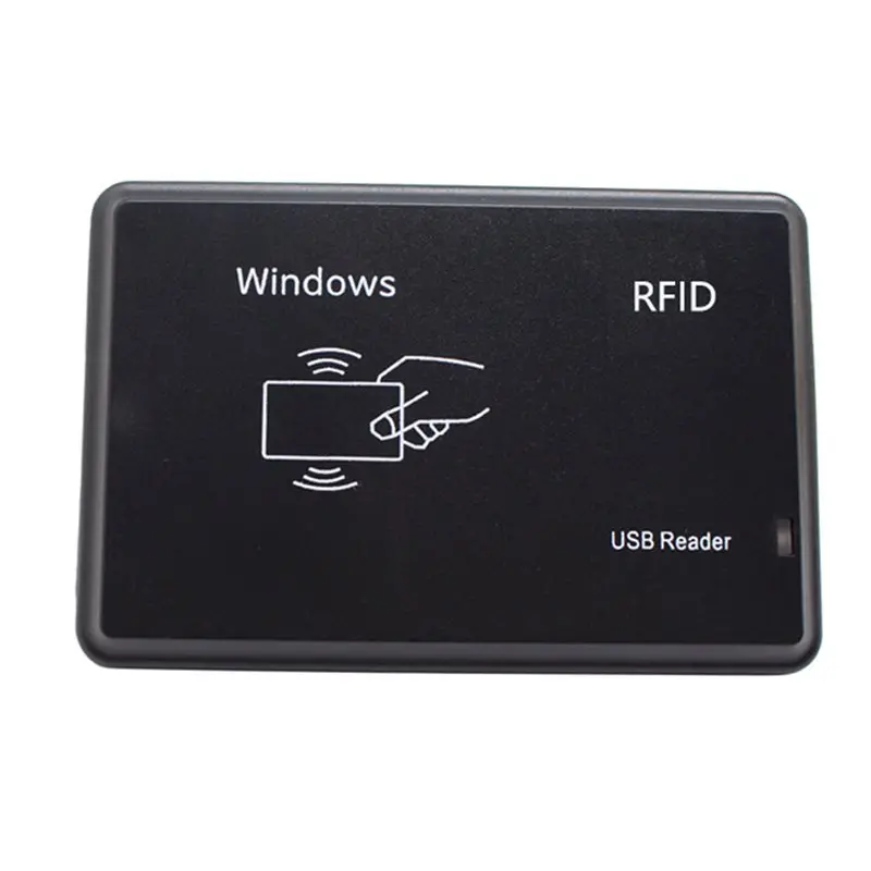 B24B 5X RFID Smart Card Reader With USB Port, 13.56Mhz IC Card, Contactless Sensitivity, Support Window System Linux