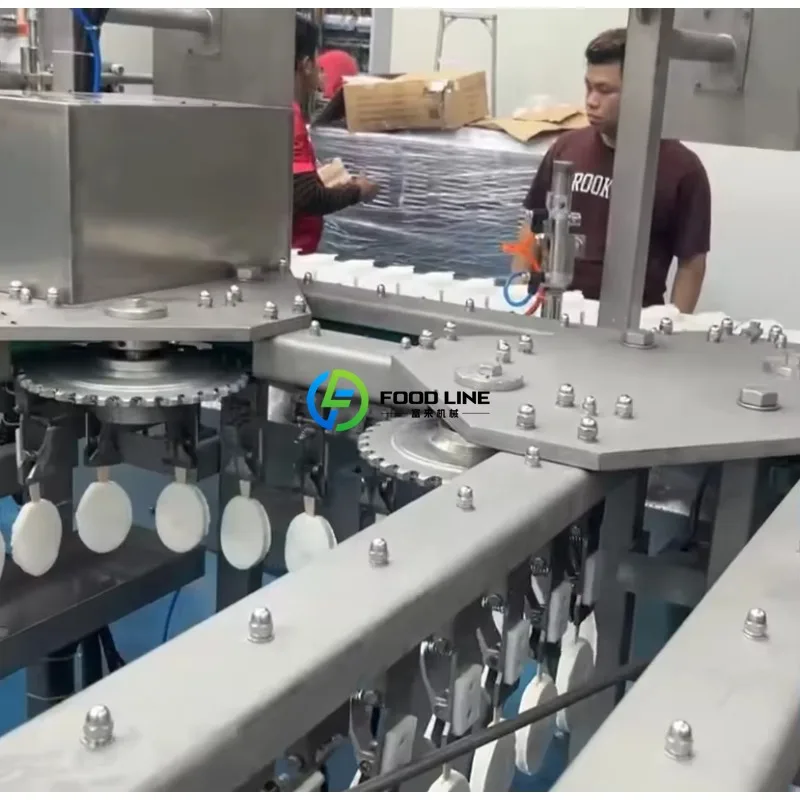 Stainless Steel Fully Automated Complete Industrial Ice Cream Popsicle Line With Chocolate Ice Cream Production Function