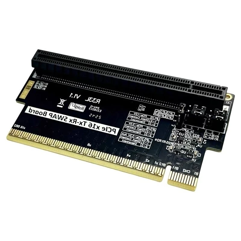 Pcie 4.0 X16 Tx-Rx Switch Card Swap Board For