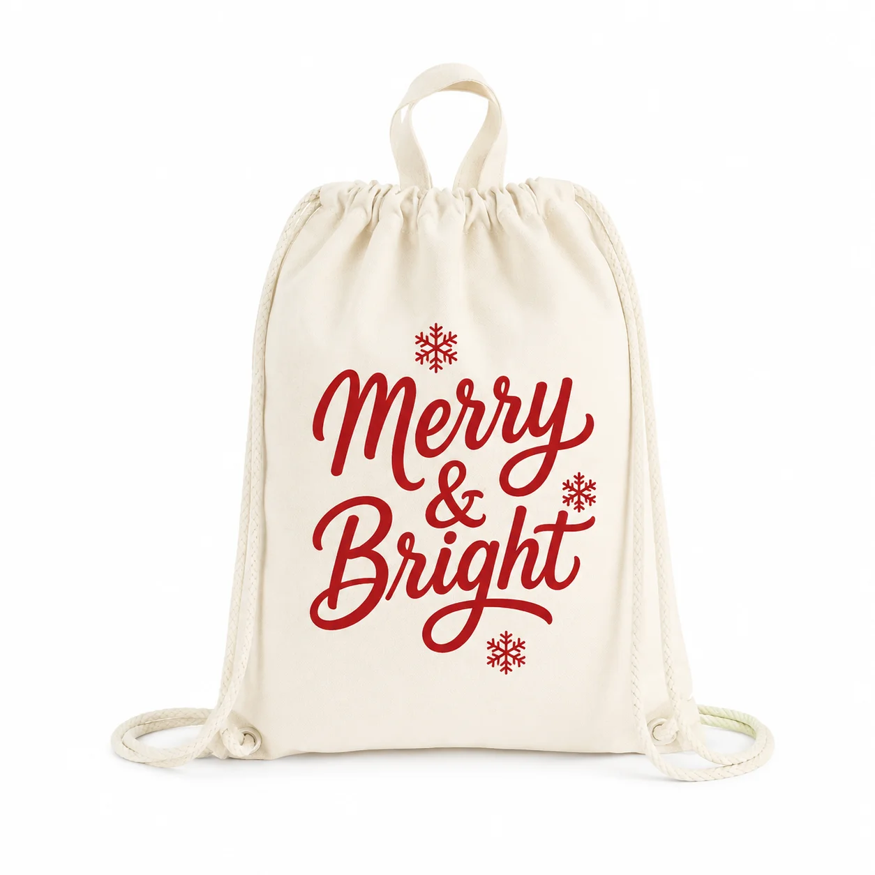 Custom Drawstring Backpack Santa Reindeer Gifts Custom Name Letter Logo Large Holiday Gift Sack For Family Friends Holiday Gifts