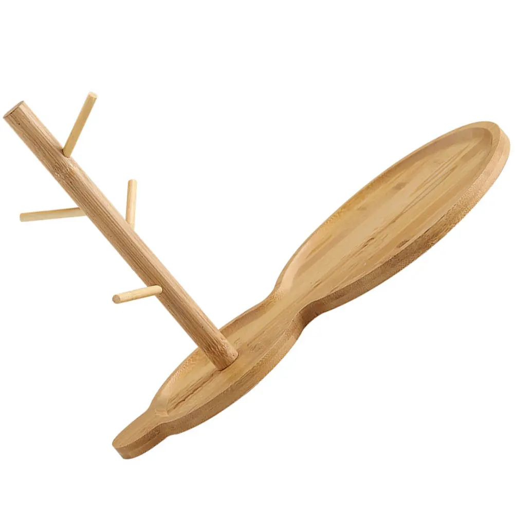 Bandeja de madera para llaves, organizador de joyas para llaves, anillos, adornos, perfumes, decoración de mesita de noche, tocador, mesa de entrada, plato para llaves