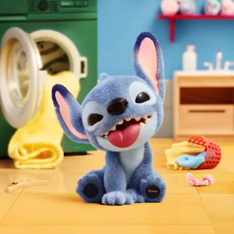 New Genuine Stitch Ohana Means Family Series Blind Box Trendy Collectible Figurines Kawaii Girl'S Gift Desktop Ornament