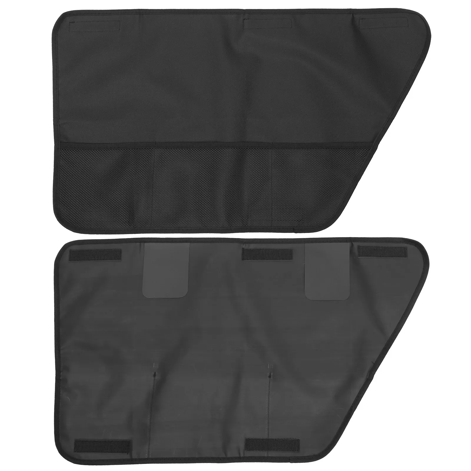 

2pcs Car Door Cover Scratch Resistant Pet Accessories Window Protector Oxford Cloth Waterproof Storage Pockets