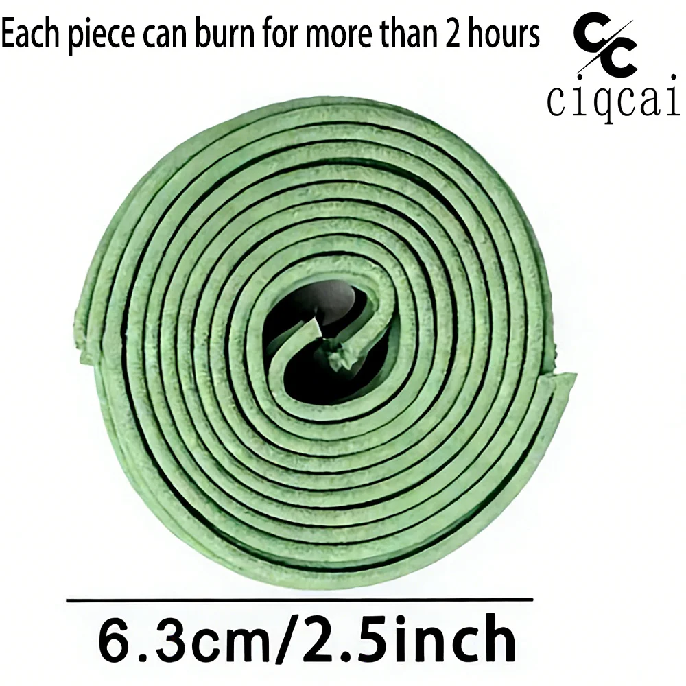 White Sage Incense Rolls - 22/48/84/198 Pieces Natural Spiral Incense | The Fragrance Is Rich and Deep, Deodorizing and Invigorating. |   Long-Term Burning (2 Hours) |   Perfect for Patios, Balconies, Swimming Pools, Camping, and Gardens. |   The Perfect Summer Gift and Home Decor, Outdoor Fragrance Rolls.