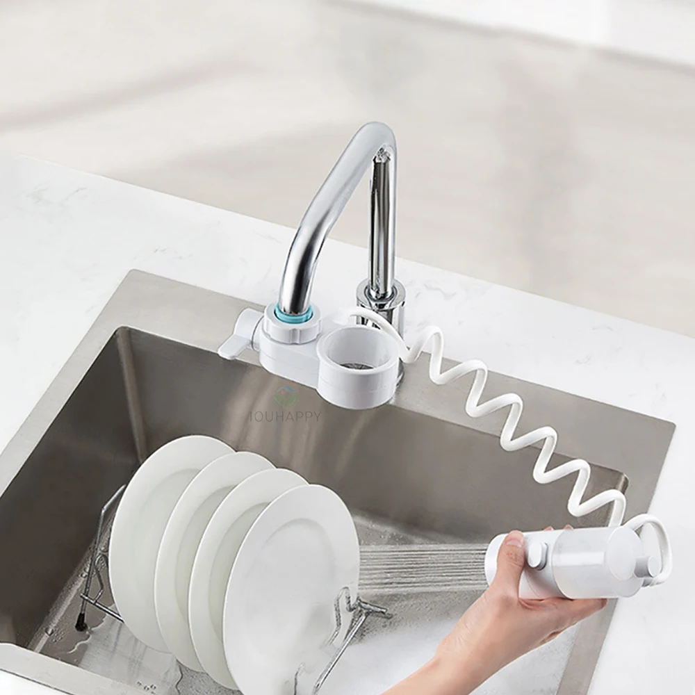 House Faucet Purifier System Ionizer Descaler Distiller Faucet Water Purifier with Washable Ceramic Filter Kitchen Accessories