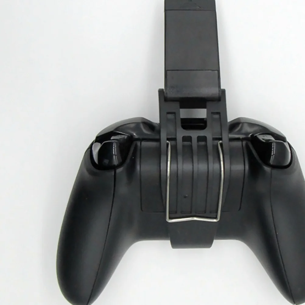 

Sturdy Gamepad Bracket for Smartphones Extendable Cradle Mount Multi-Function Phone Stand Secure Clip High-Quality ABS Black