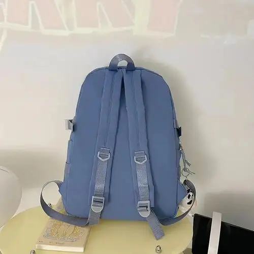 Imagen 2 del producto Mochila para niñas, bonitas mochilas escolares para estudiantes, adolescentes, niñas, bolsillos, mochila para ordenador portátil para mujeres, Harajuku