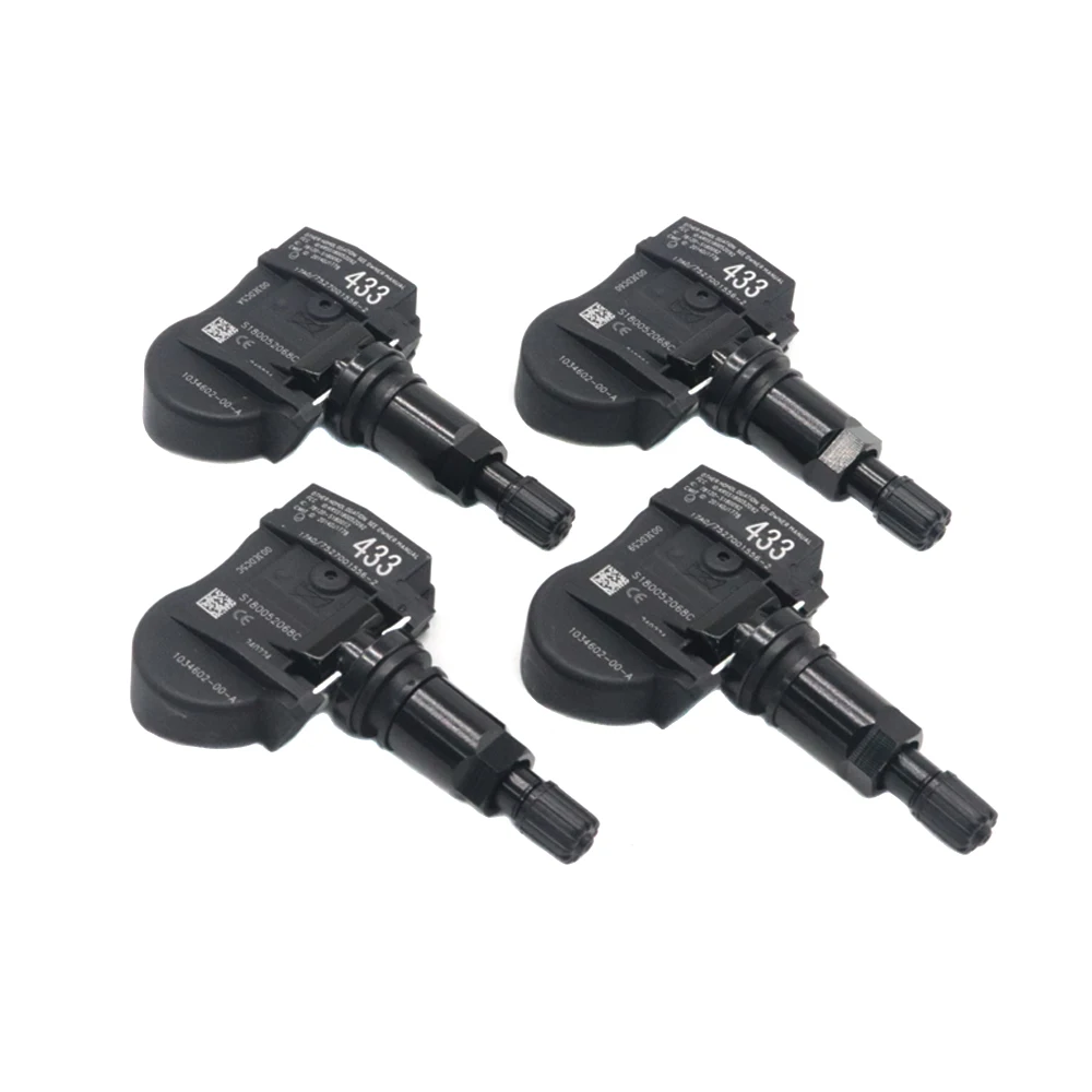 مستشعر مراقبة ضغط الإطارات TPMS غطاء صمام الإطارات المضيء اللون 103460200A لطراز تسلا 3 S X 2015-22 1034602-00-A 433Mhz