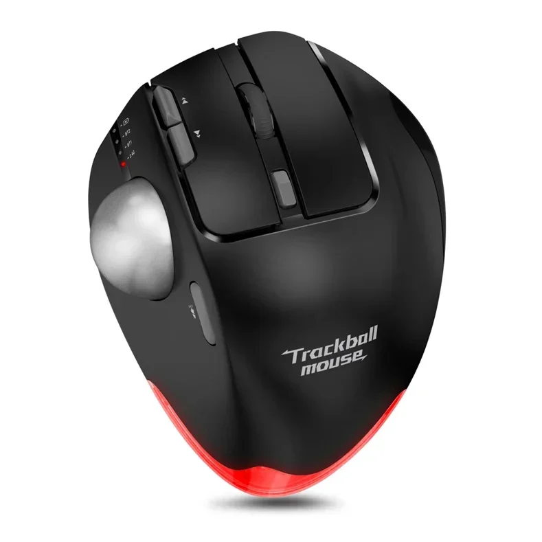 

New F33 Wireless Track Ball Triple Pairing Switchable Programable Raton Low Latency Gaming Mice Ergonomic RGB Optical Mouse