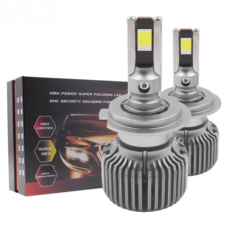 Emitting Diode Headlight P80 200W Automotive  Emitting Diode Light 20000LM H4 H7 H11 9005 9006 Light Emitting Diode