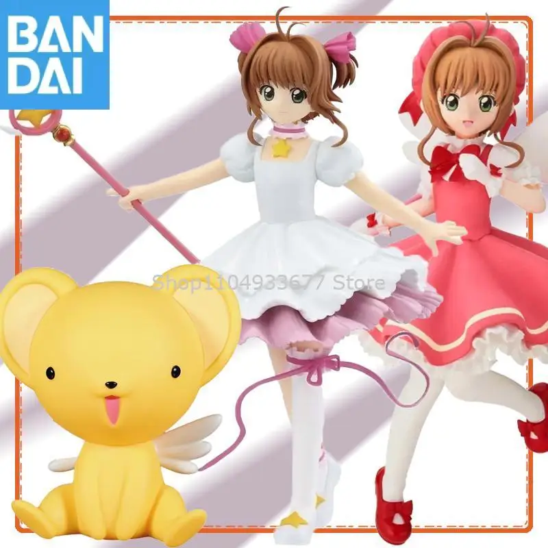 

Bandai Cardcaptor Sakura Clear Card Star Staff Clow Card Kinomoto Sakura Sofvimates Cerberus Фигурка Модель Коллекционная Фигурка Игрушка
