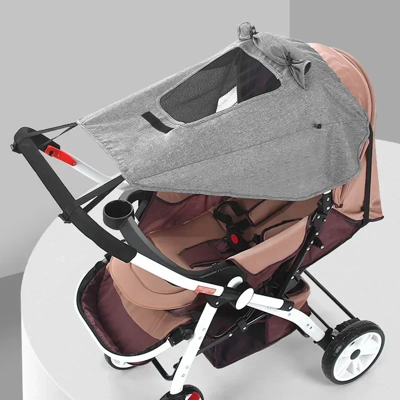 Universal Baby Stroller Accessories Sun Shade UV Protection Sunshade Carriage Canopy Cover for Prams Infants Car Seat Sun Visor