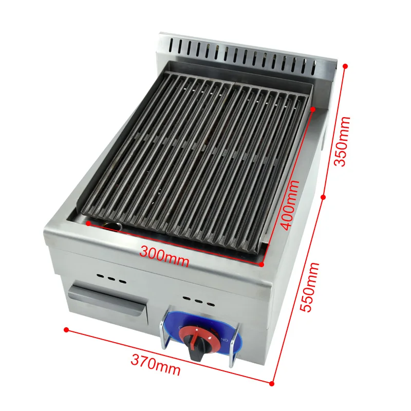 

Hot Selling Commercial LPG 2800Pa Stainless Steel Black Stone Gas Griddle & Grill Machine From Factory
