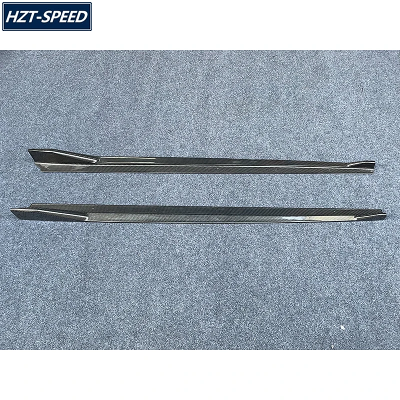 High Quality Real Carbon Fiber Material Side Skirts Lips Extensions For BMW Z4 G29 Car Tuning 2019 Up