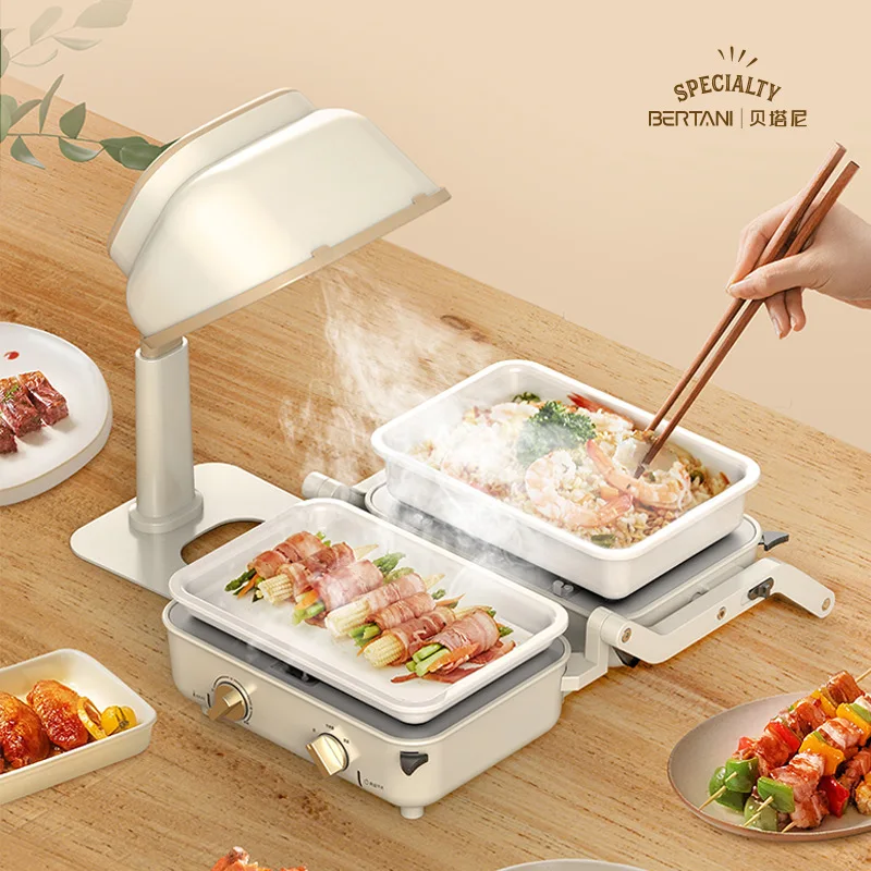 New Portable Desktop Oil Fume Extractor For Home Use, Suitable For Barbecue, Hot Pot, No Installation Required