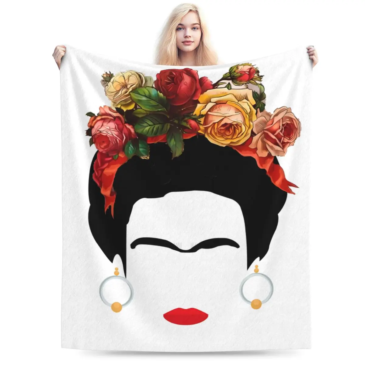 Frida K An Ultra-Soft Micro Fleece Blanket