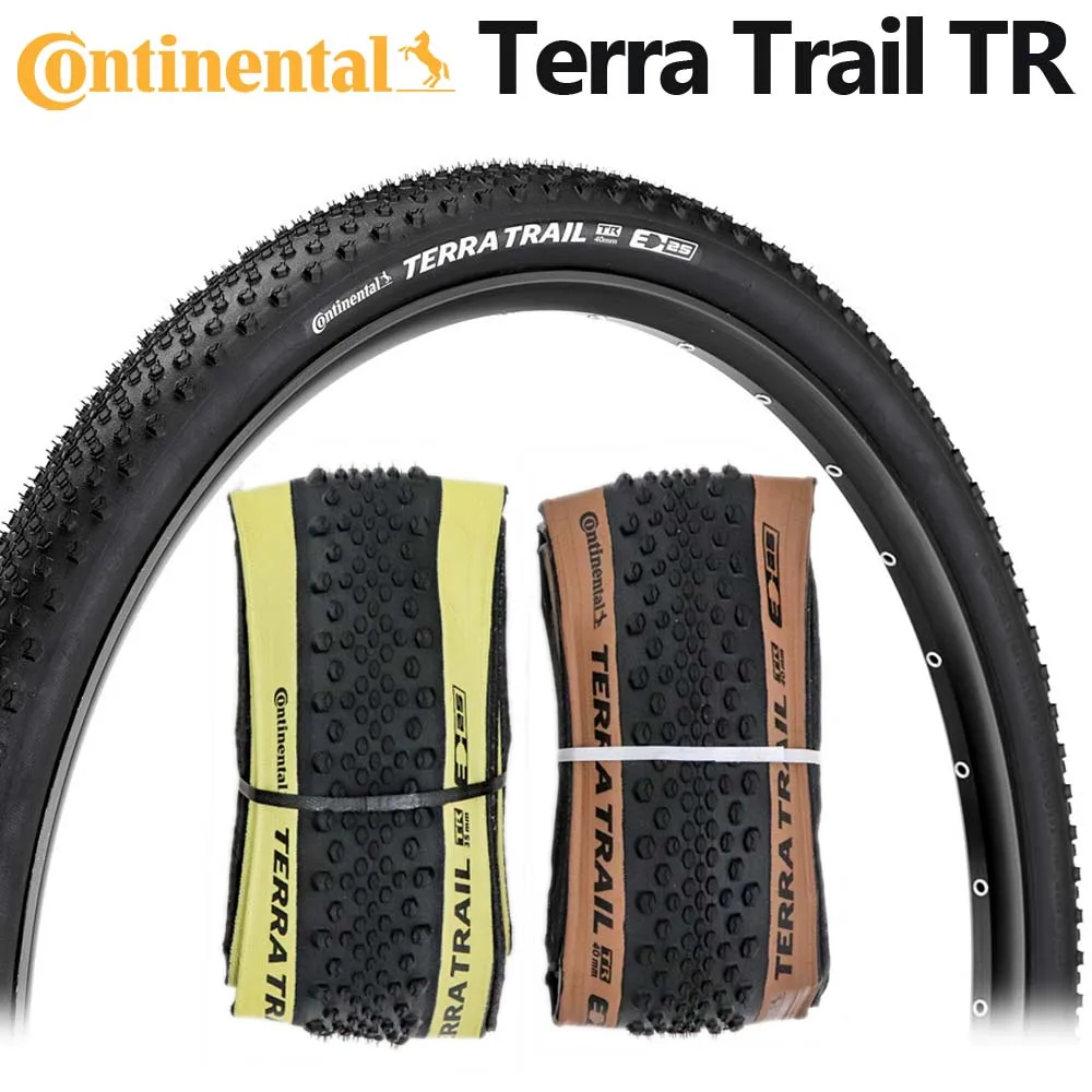 Continental Terra Trail 700c Tubeless Ready tire Cyclocross Gravel 700x40/45c Road bike Folding TLR Tyre Brown