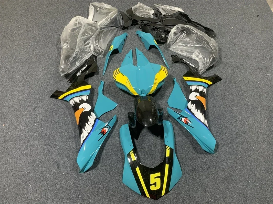 Style New ABS Motorcycle Fairings Kit Fit For YAMAHA YZF- R1 15 16 17 18 19 2015 2016 2017 2018 2019 Bodywork Set Shark Blue