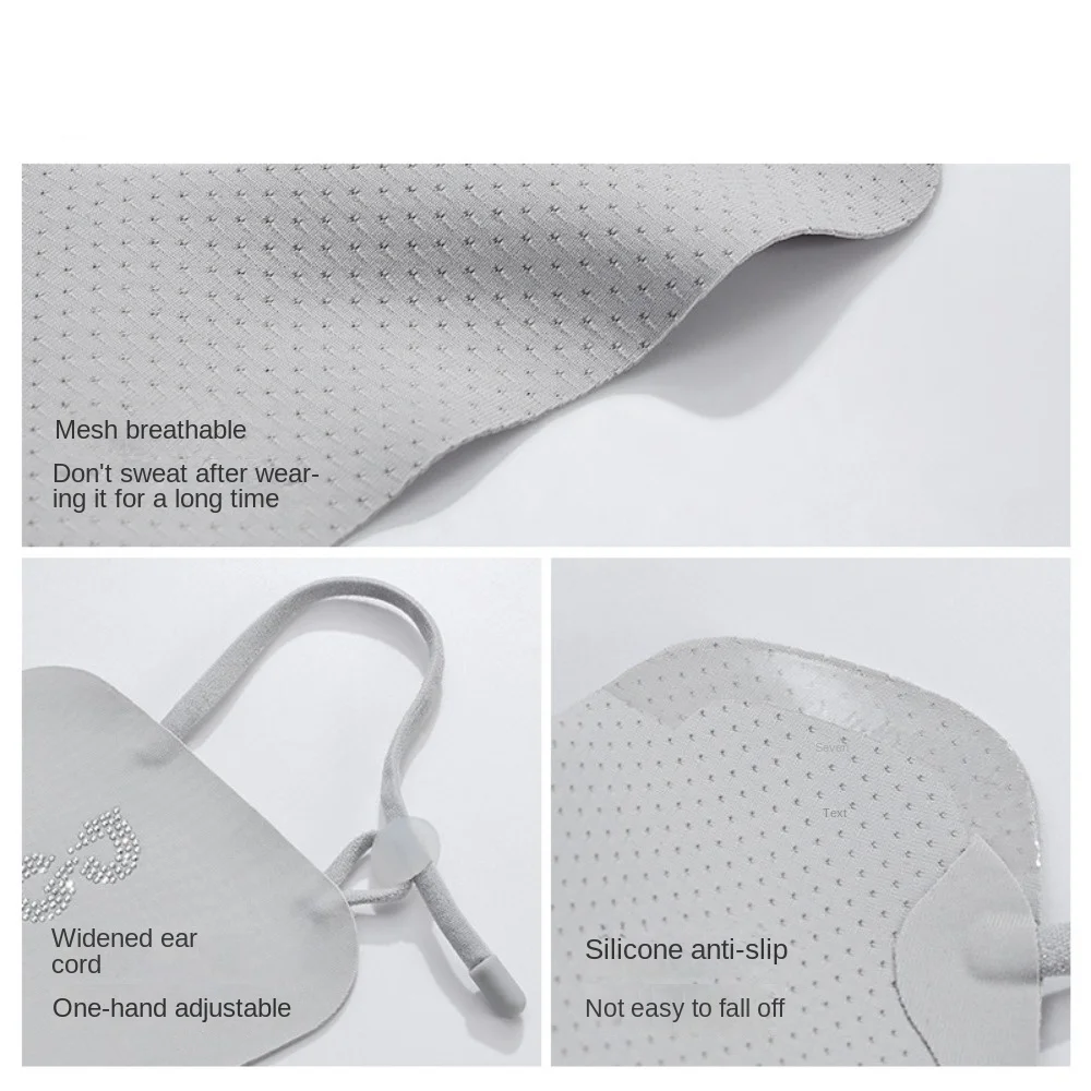 

Thin Sunscreen Face Scarf Ice Silk Sunscreen Mask Nylon Thin Summer Face Cover Eye Protection Solid Color Face Gini Mask Sports