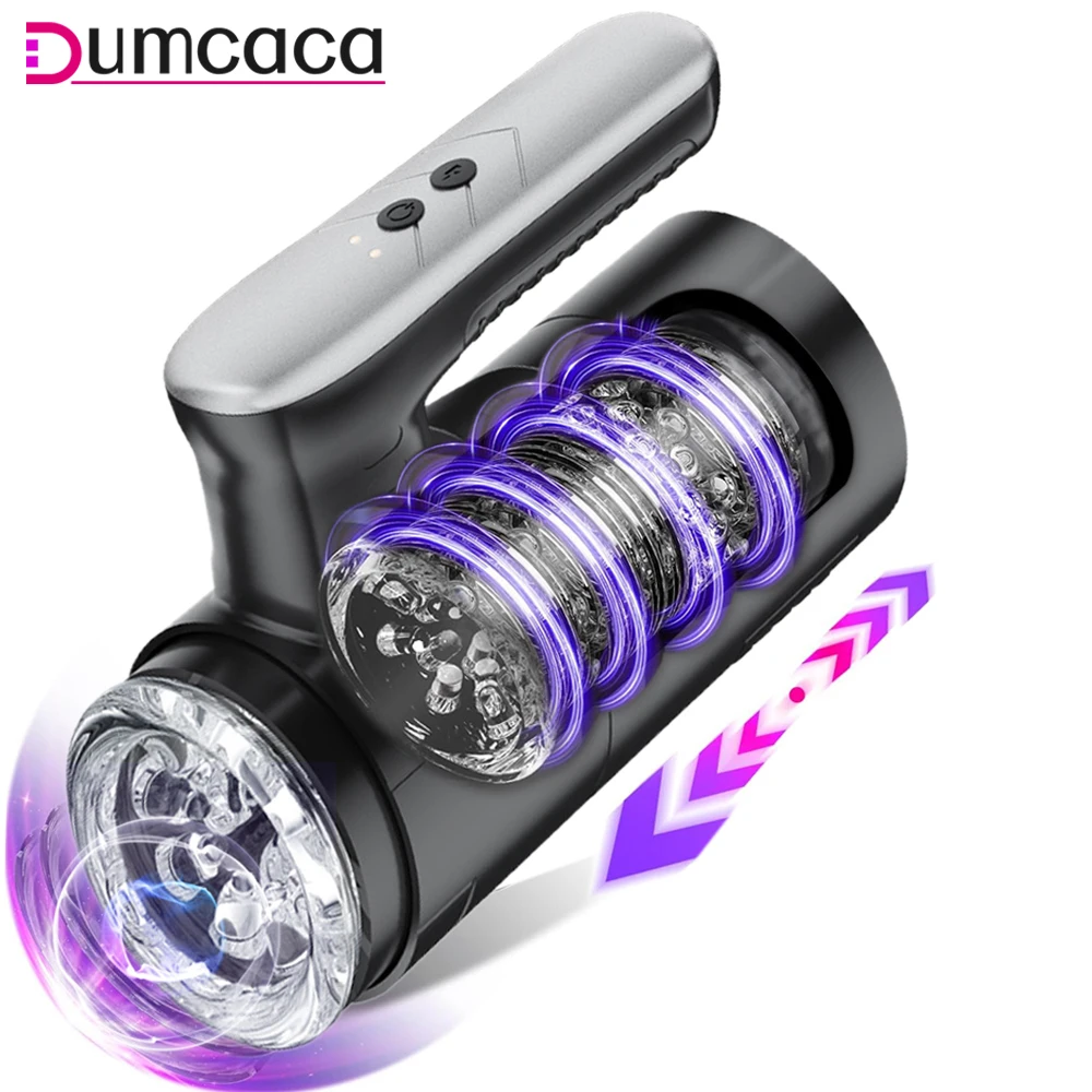 Automatic Male Masturbator Cup Telescopic Pocket Pussy Real Vagina Blowjob Penis Massage Vibrator Adult Supplies Sex Toy For Men