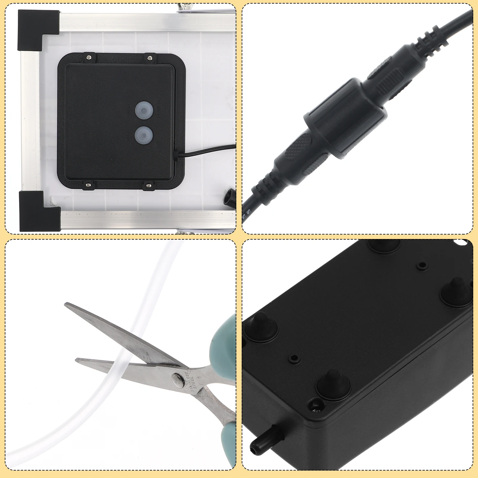 

Pond Oxygenation For Solar Panel Pump Kit Fish Tank Fountain Aerator Submersible Water Garden Pump Kit