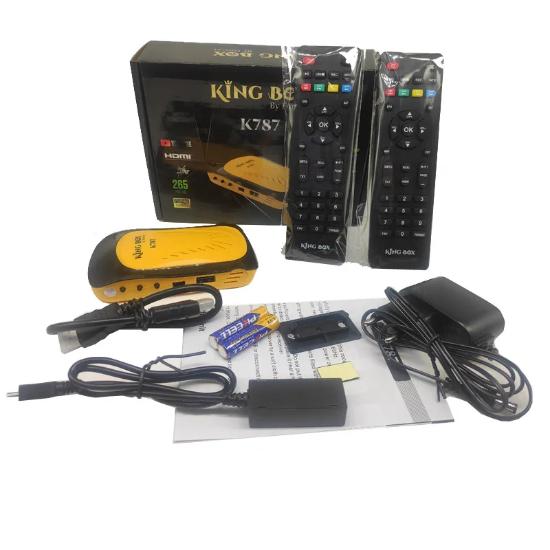 King Box K787 Satellite Receiver DVB-S2 Set Top Box Support Forever IKS Apollo 5 Decoder for Middle East Saudi Arabia Qatar Oman