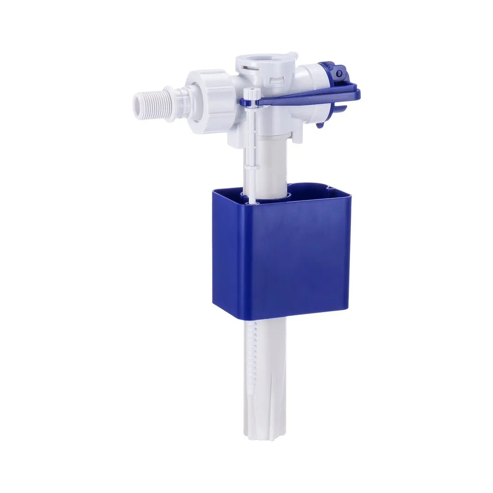 Quiet Anodized Aluminum Side Entry Water Valve For Toilets, Adjustable Height Tank Filler Part, Toilet Parts