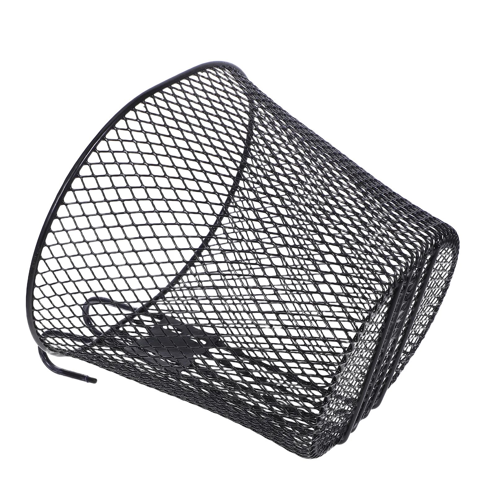 

Sturdy Iron Bike Basket Front Handlebar Storage For Kids Scooter Cycling Durable Scratch Resistant Lightweight Detachable