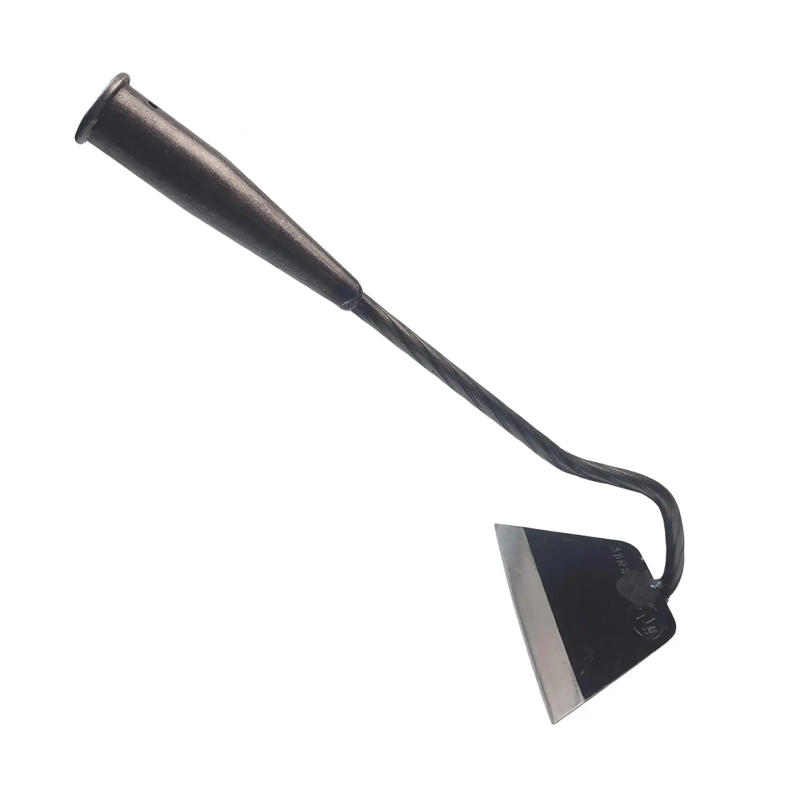 Traditional Forged Weeding Hoe Manual Weed Removal Tool Comfortable Handle for Garden Patio Farming
