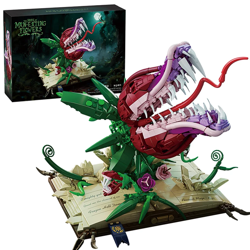 

Креативный конструктор MOC «Магическая книга съедобных растений»: коллекция строительных блоков, декор для дома, развивающие игрушки для детей, подарок