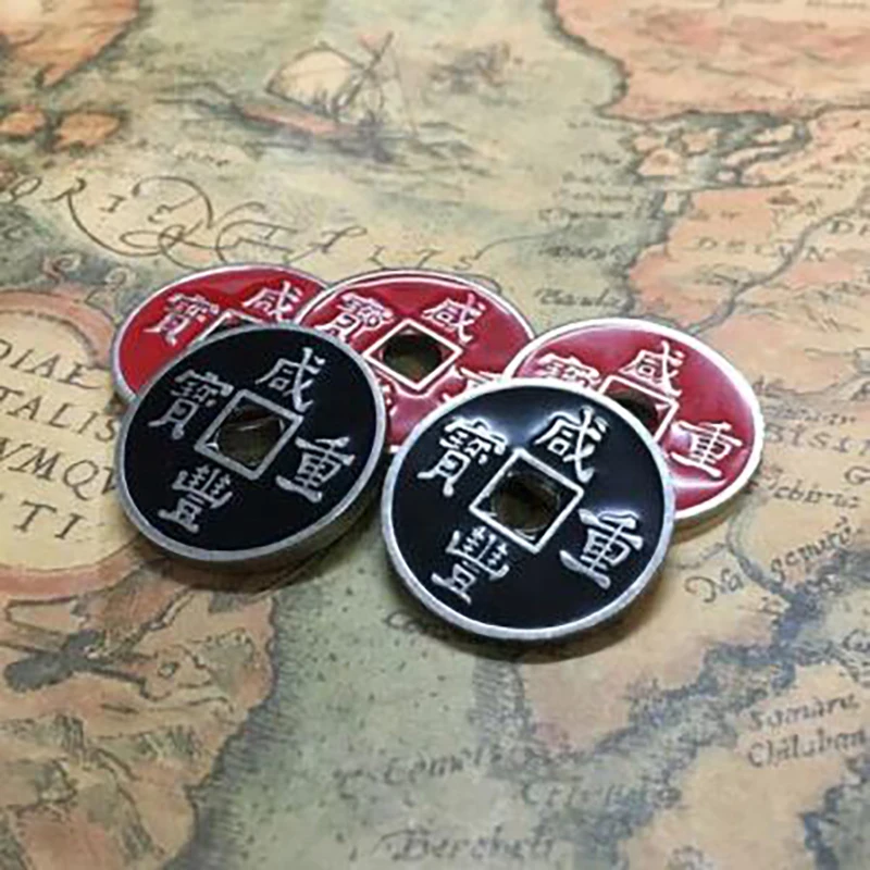 Monedas chinas tradicionales de salto, trucos de Magia, escenario de primer plano, Magia, mentalismo, ilusión, accesorios para trucos, magos profesionales