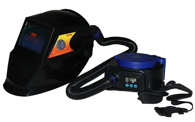 High Quality Automatic Ventilation System Auto Darkening Solar Powered Welding Helmet With Powered Air Respirator