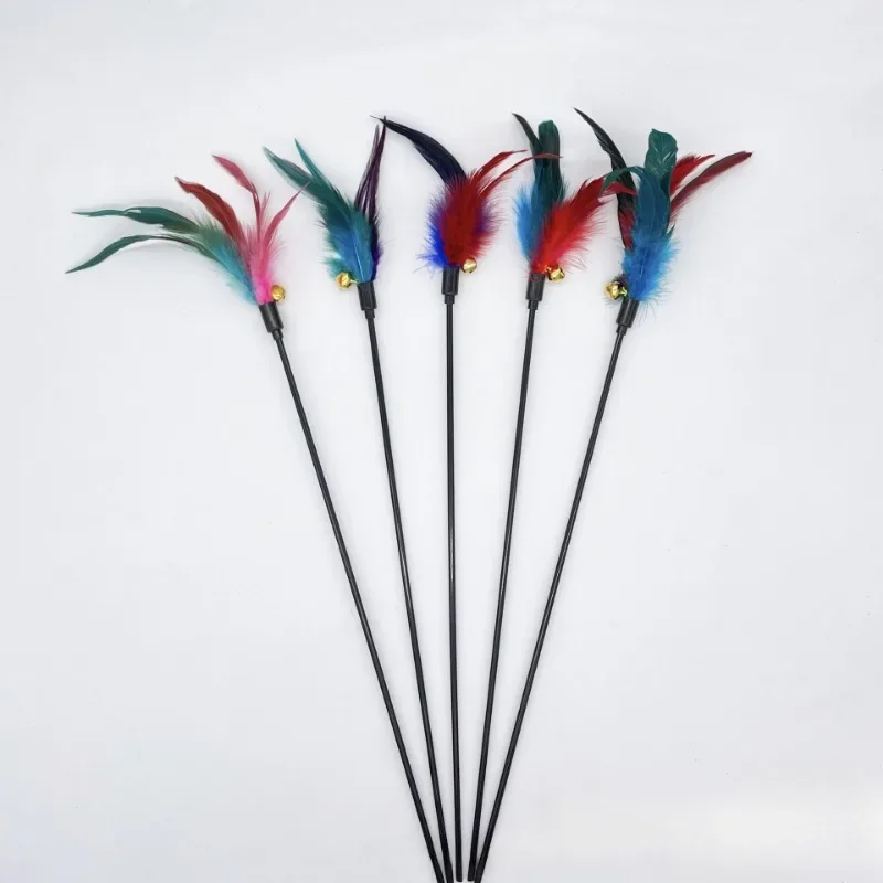 

Swinging Spring Cat-teasing Stick Suction Cup Spring Cat-teasing Toy Vocal Bell Cat-teasing Interactive Toy Cat Supplies