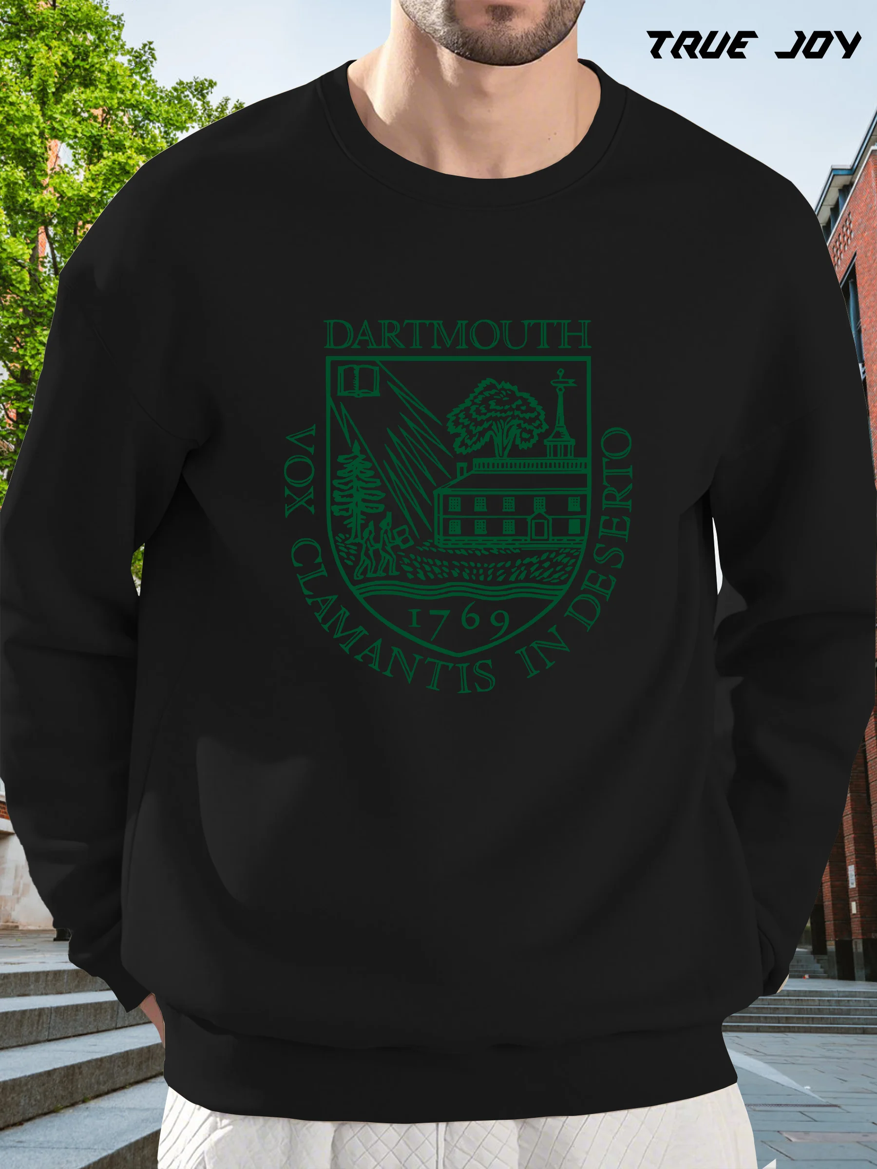 

Dartmouth College Men'S Sweatshirt - Classic Crew Neck, Loose Fit, Long Sleeve