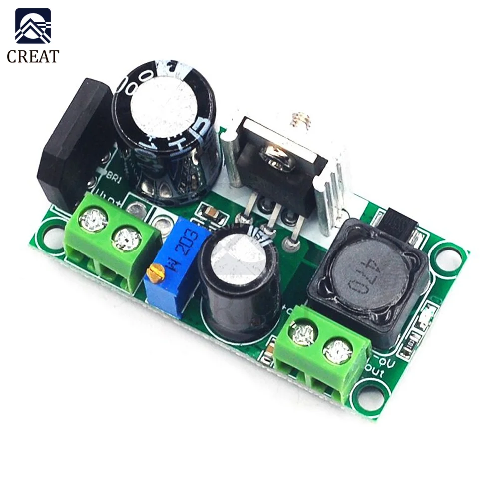 Low Voltage AC-DC Step-down Power Supply Module DC-DC Adjustable Regulated Power Supply LM2596HV Power Supply Module