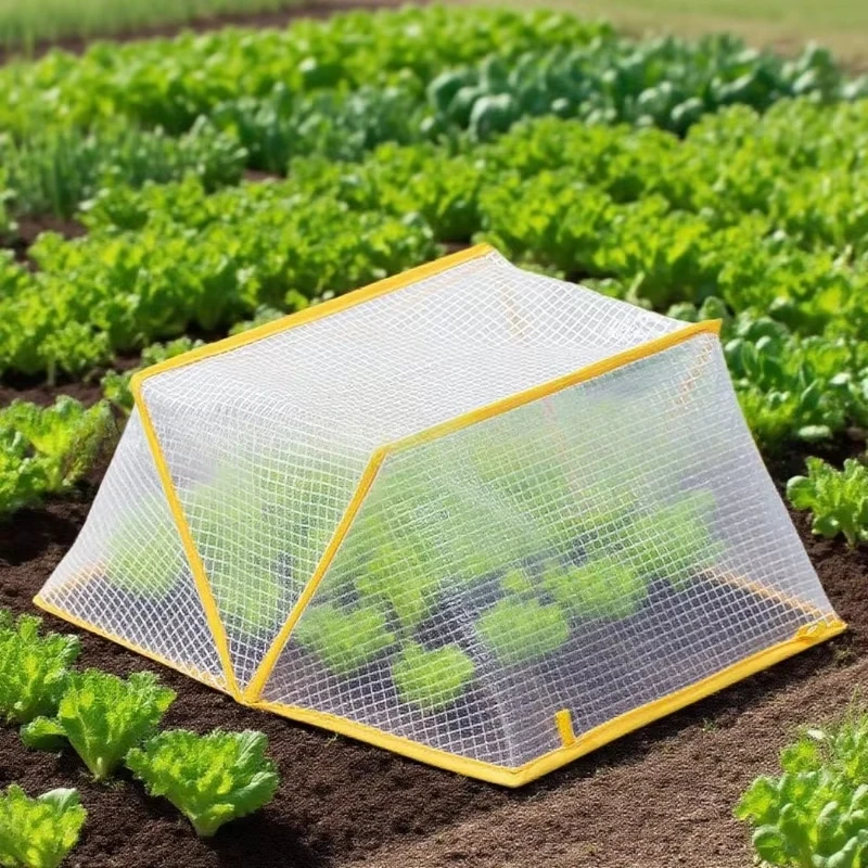 Cold Insulation Seedling Cover Foldable Plastic Transparent Garden Seedling Cover Gardening Insulation Cover Seedling Cover