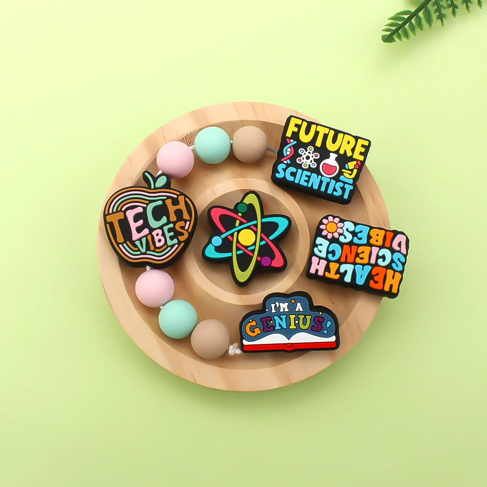 5/10pcs Focal Silicone Beads T - Tech Keychain Accessories 评论和价格