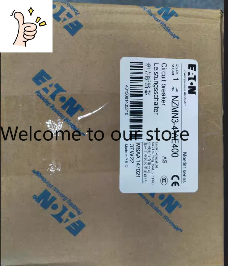 Interruptor Automático de Caja Moldeada Eaton Muller NZMN3-4-AE400, 4P, con Disparador Electrónico