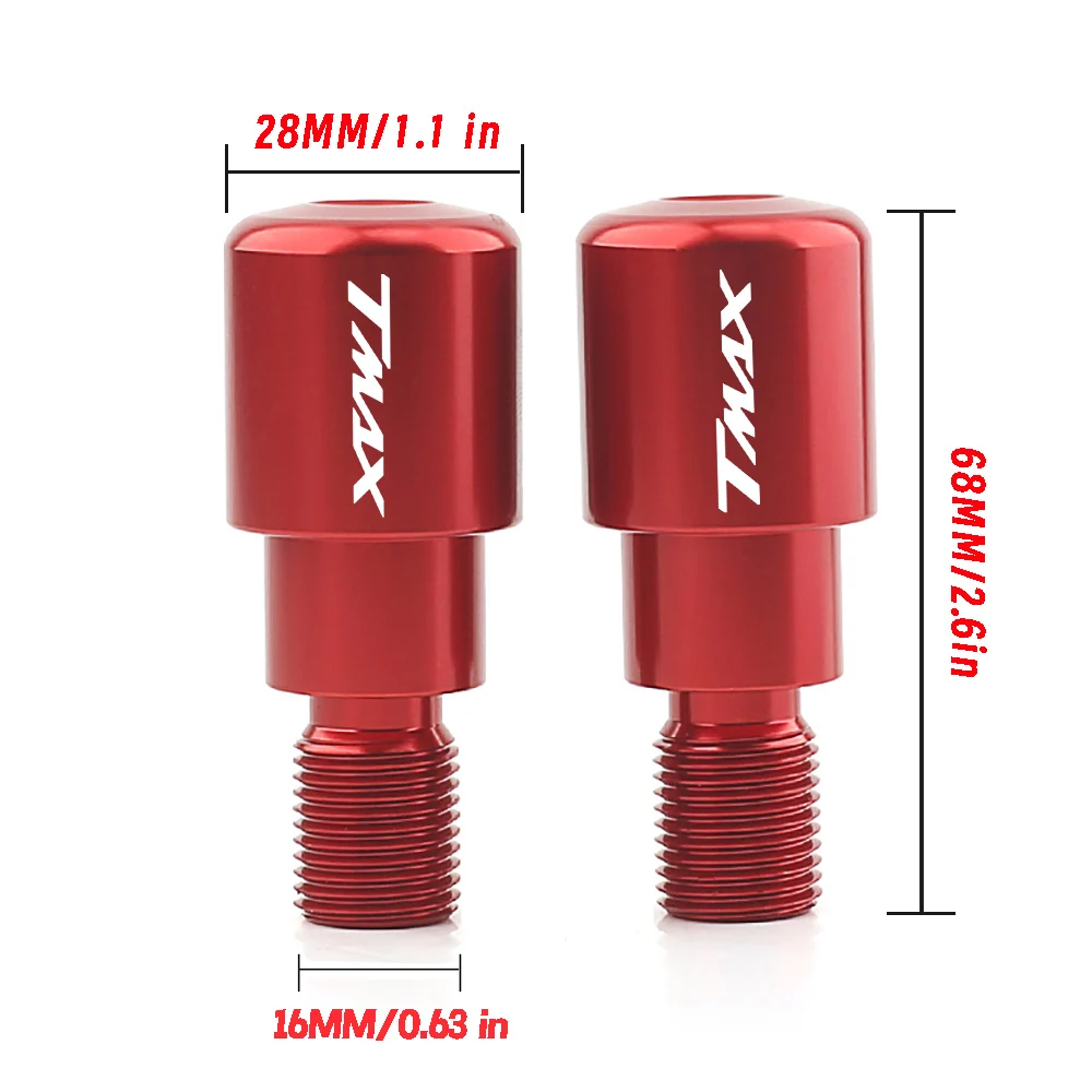 For Yamaha TMAX T MAX 560 530 500 SX DX Tmax560 Tmax530 2016 2017 2018 2019 2020 Scooter Handlebar Grip Ends Weights Bar Plug