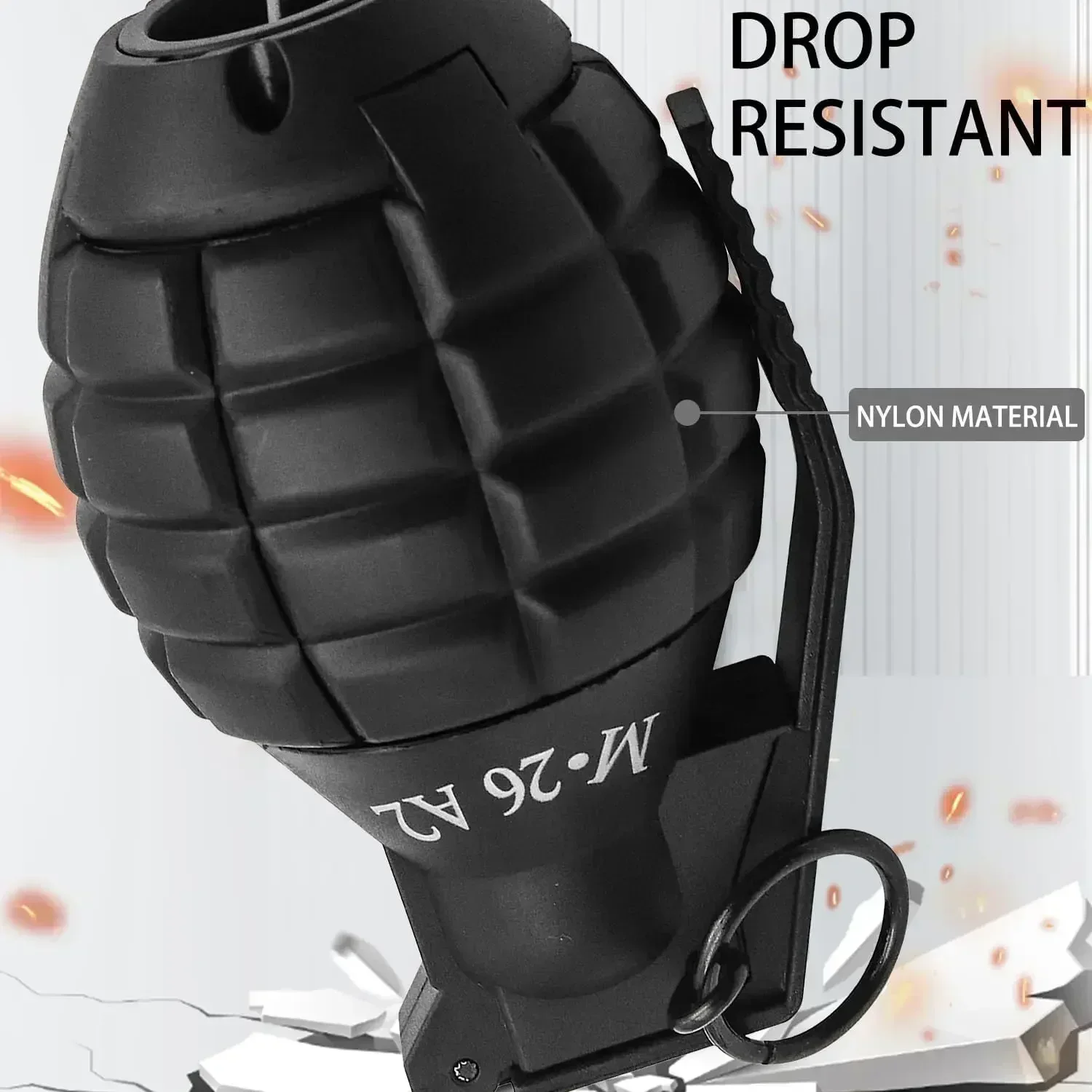 BPull الدائري اللعب دور اللعب نموذج السهام M26A2 الادسنس قنبلة يدوية Toys1/ 3 قطعة قنبلة يدوية التكتيكية البلاستيك معركة لعبة لعبة قنابل يدوية #4