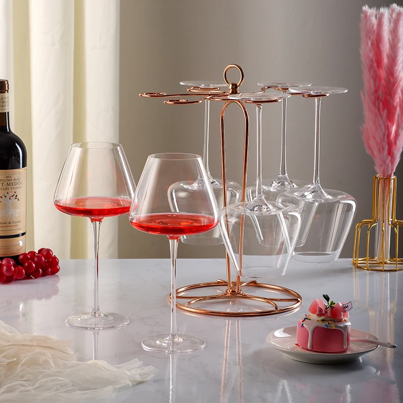 700ml Large Burgundy Wine Glass Set Clear Red Wine Glasses High Value Crystal Glass Grape Champagne Glasses High Capacity