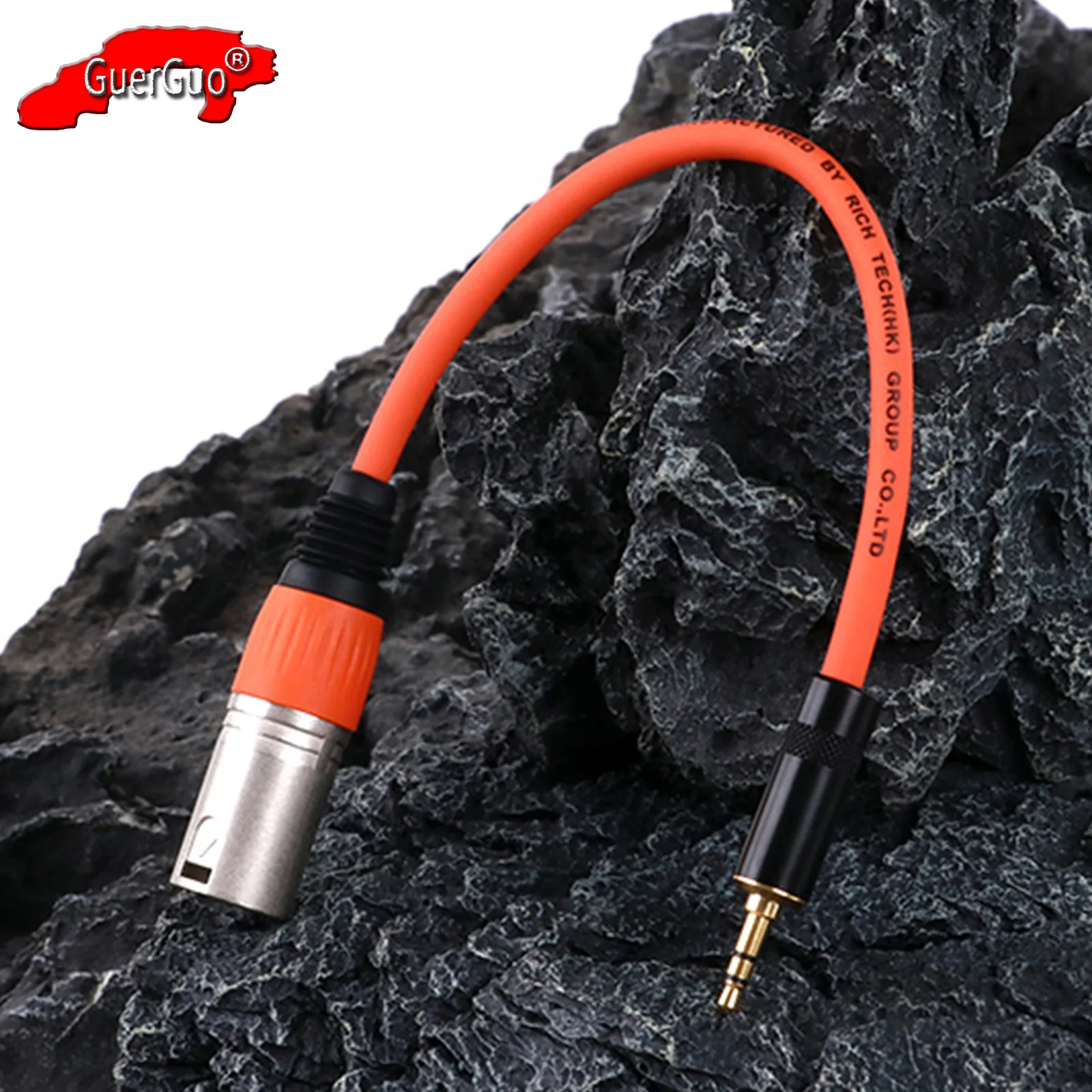 

3.5mm TRS Stereo Male Jack to 3Pin XLR Male Microphone Audio Cable Compatible Active Speakers,Stage,DJ,Studio Audio Console