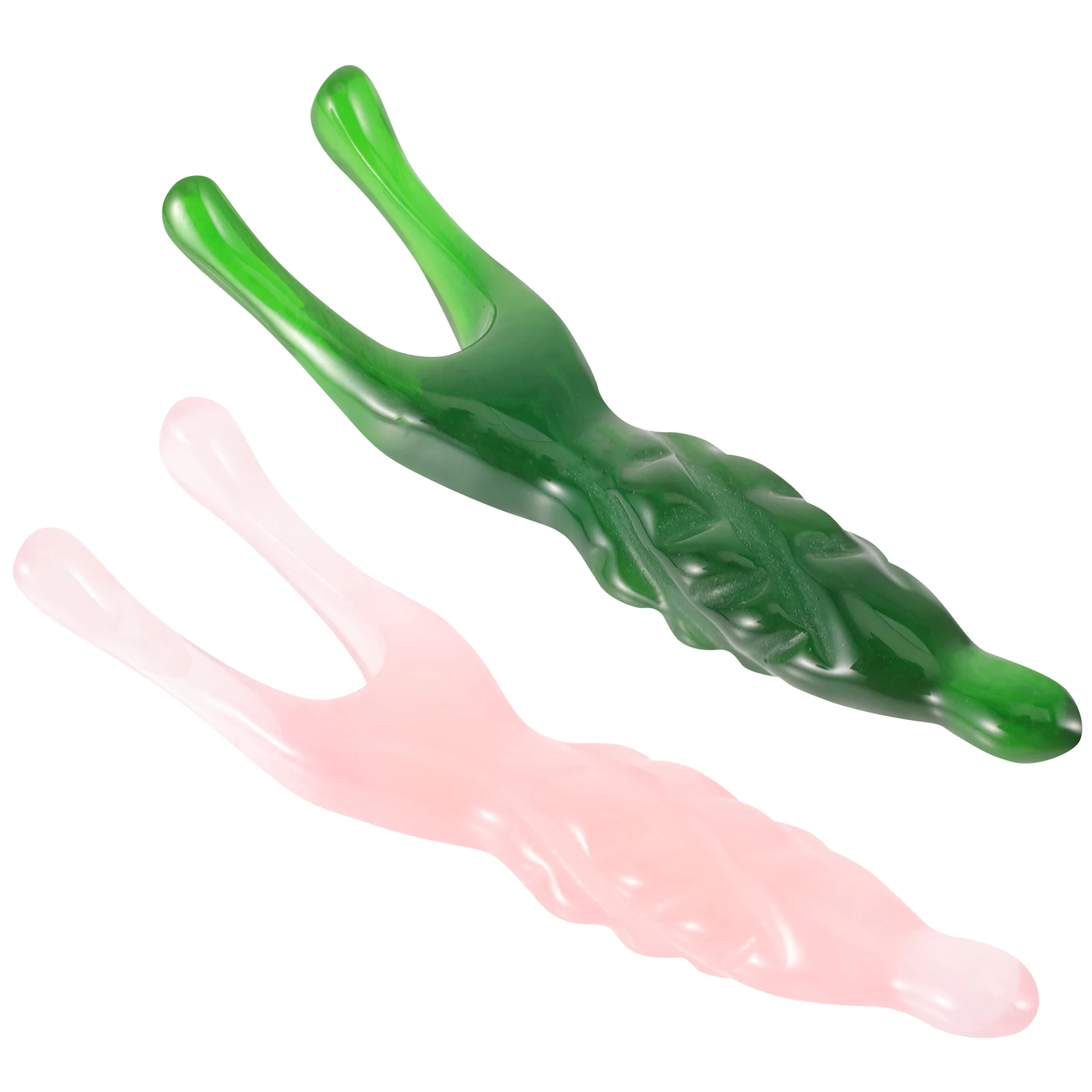 

2 шт. портативная доска Гуаша, многофункциональный массажер для тела и лица для дома, подарок для путешествий, доска Гуаша, массажер из смолы для дома