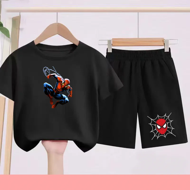

Summer Children's Football Sport Outfit Quick-drying T-shirt + Shorts Suitable for Boys and Girls Aged 3 To13 in Cartoon Style