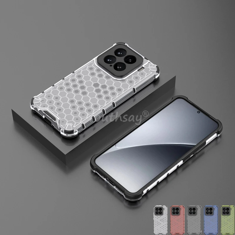 

Honeycomb Shockproof For Xiaomi 15 Case Armor Capa Xiaomi 15 Cover TPU Silicone Translucent Phone Protector Cover Xiaomi 15 Case